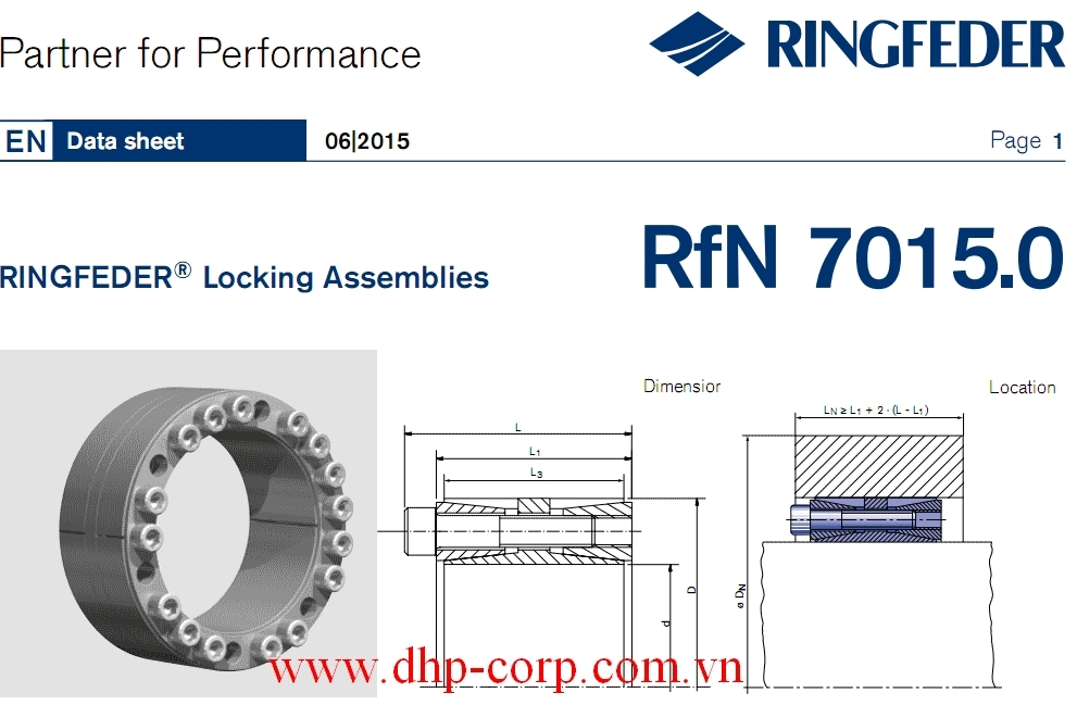 Khớp khóa trục - Clampin nut KTR